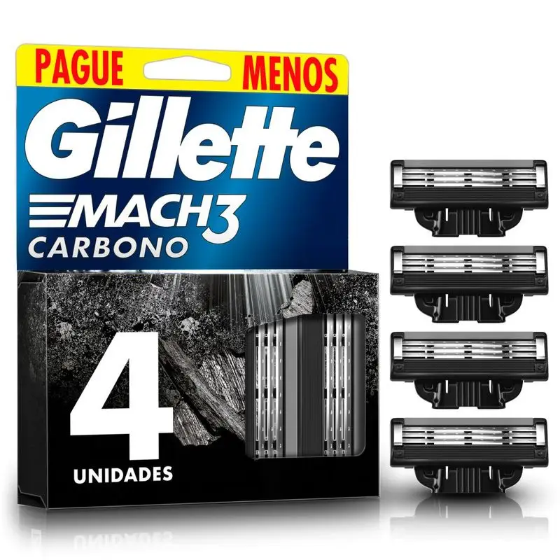 GILLETTE MACH 3 CARBONO